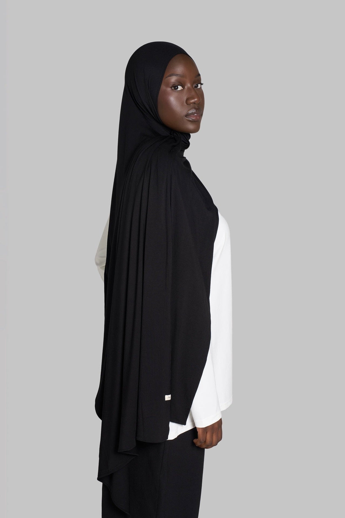 HIJAB JERSEY BAMBOU [NOIR]