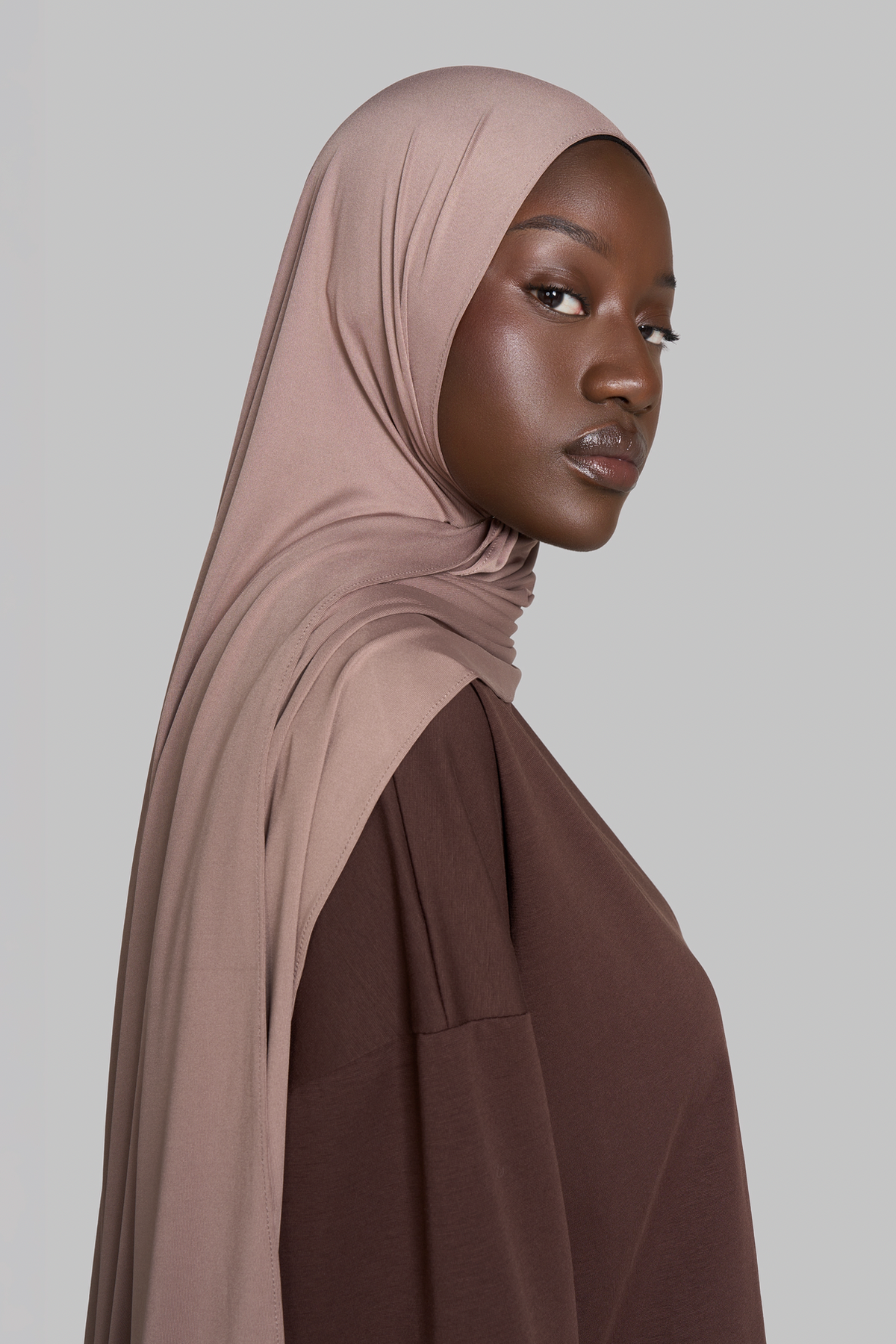 HIJAB JERSEY PREMIUM SOFT [TAUPE]