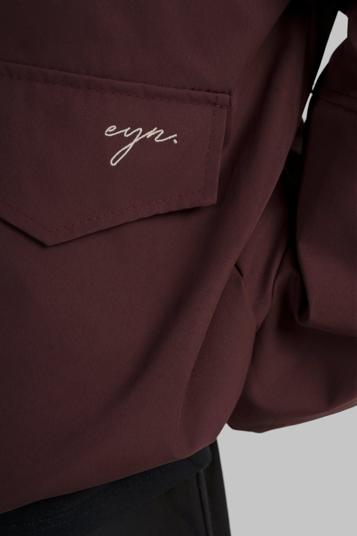 VESTE BOMBERS OVERSIZE [BORDEAUX]