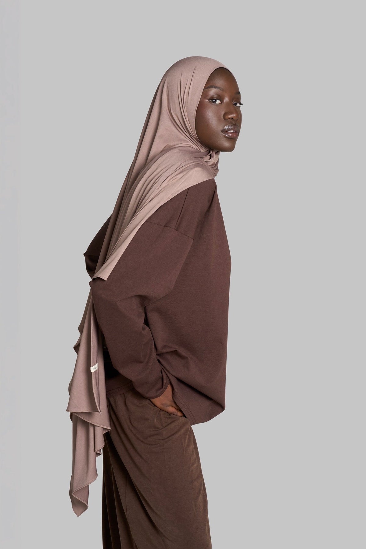 HIJAB JERSEY PREMIUM SOFT [TAUPE]