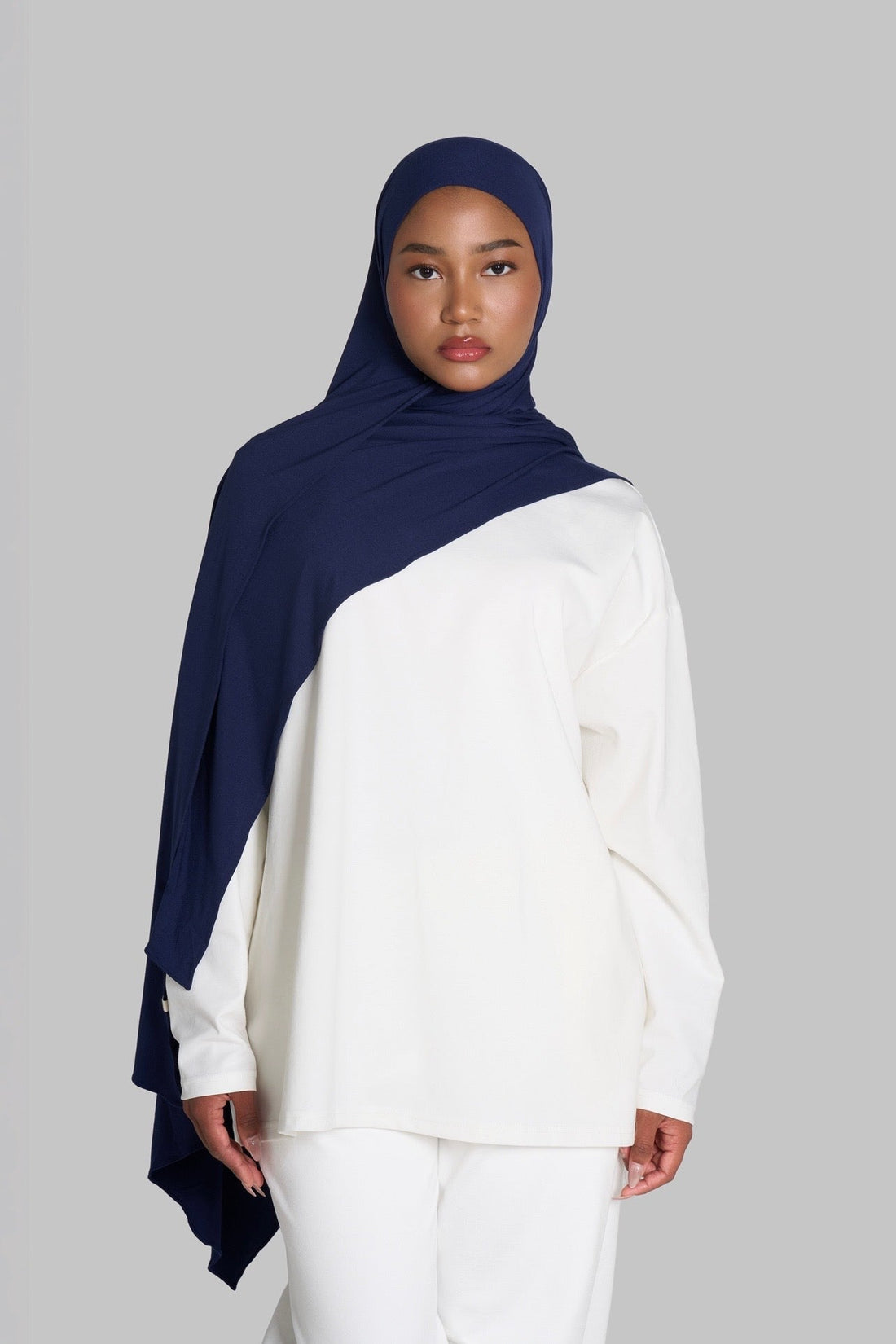 HIJAB JERSEY BAMBOU [NAVY]