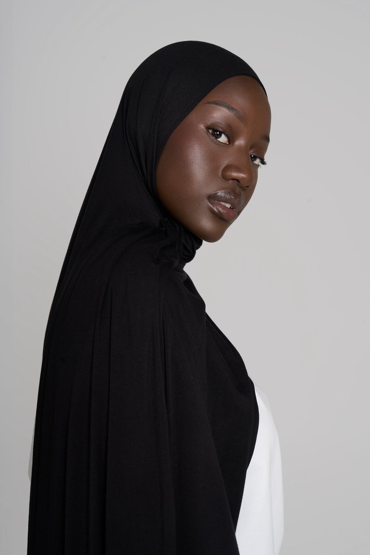 HIJAB JERSEY BAMBOU [NOIR]