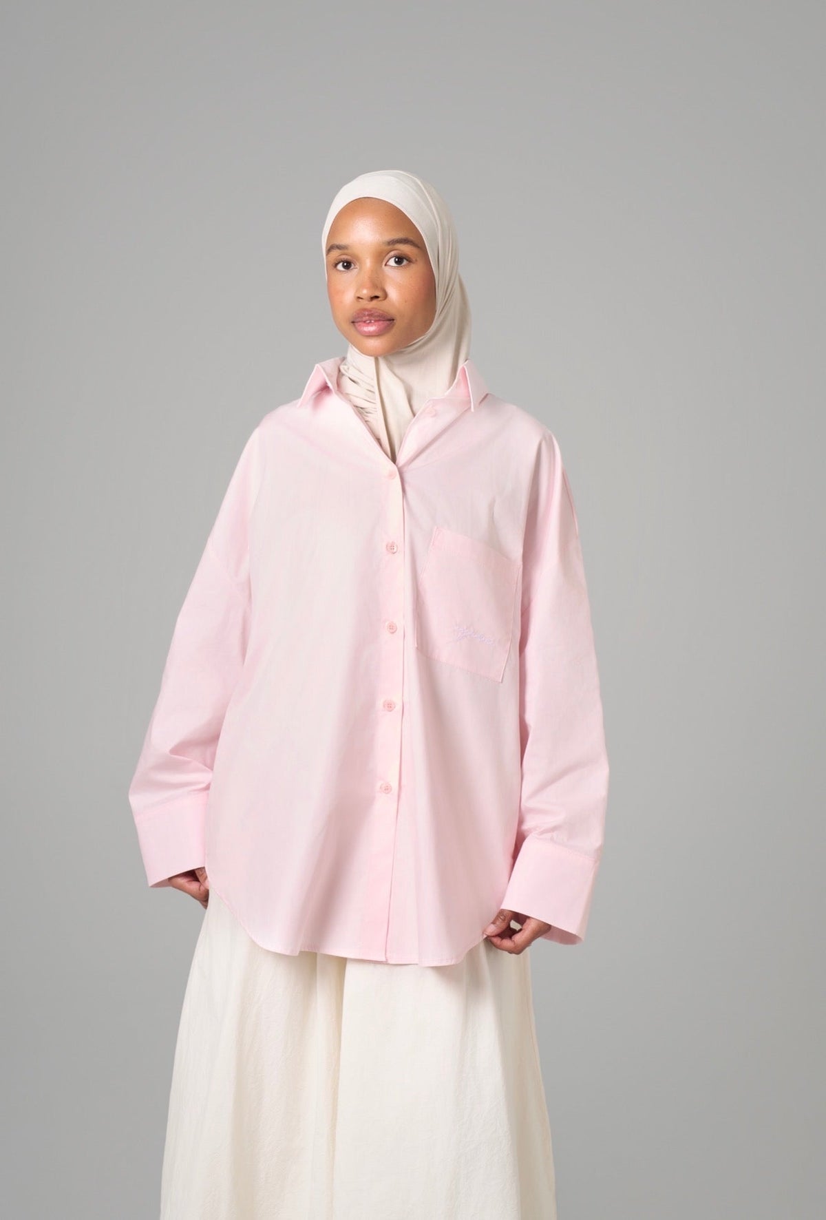 CHEMISE OVER [Baby pink]