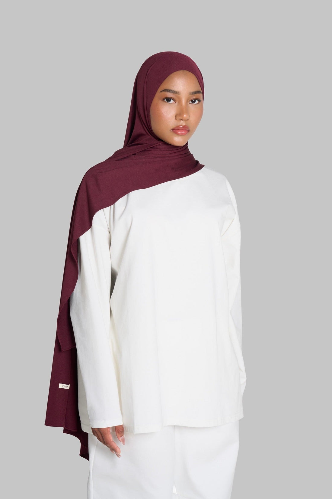 HIJAB JERSEY PREMIUM SOFT [DARK CHERRY]
