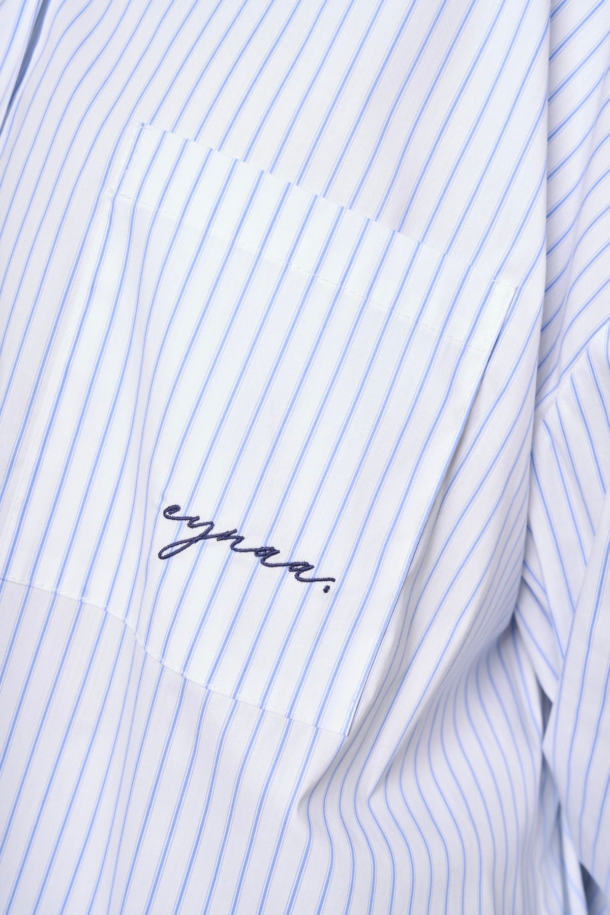 CHEMISE OVER [Blanc rayée]