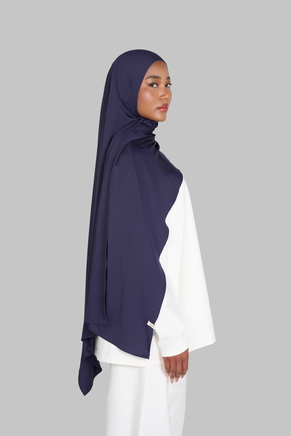 HIJAB JERSEY PREMIUM SOFT [BLUEBERRY]