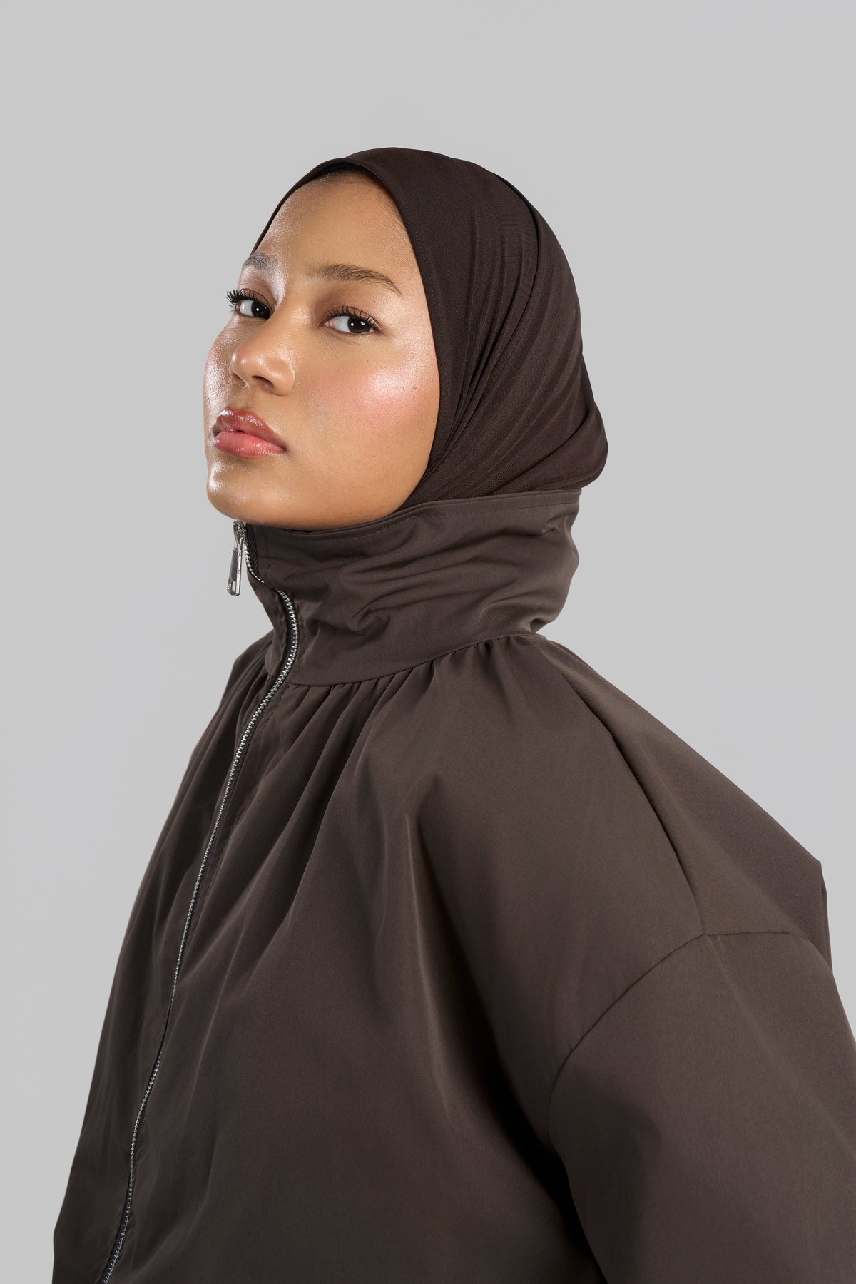 VESTE BOMBERS OVERSIZE [BROWN]