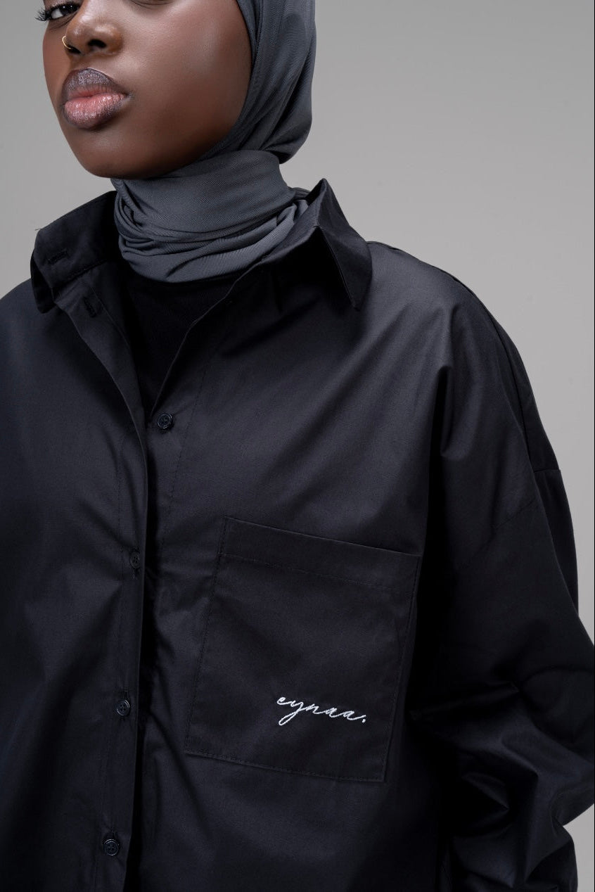 CHEMISE OVER [NOIR]