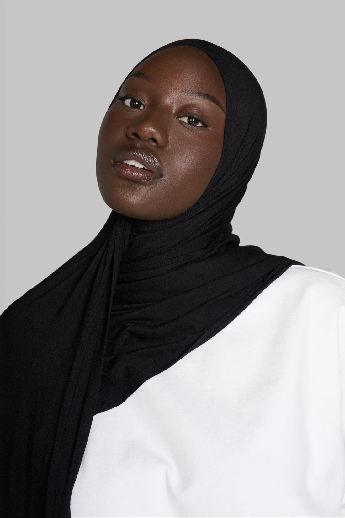 HIJAB JERSEY BAMBOU [NOIR]