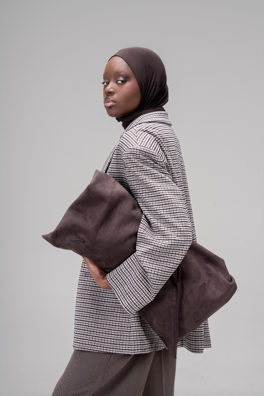 BLAZER LOOSE [PIED-DE-POULE]