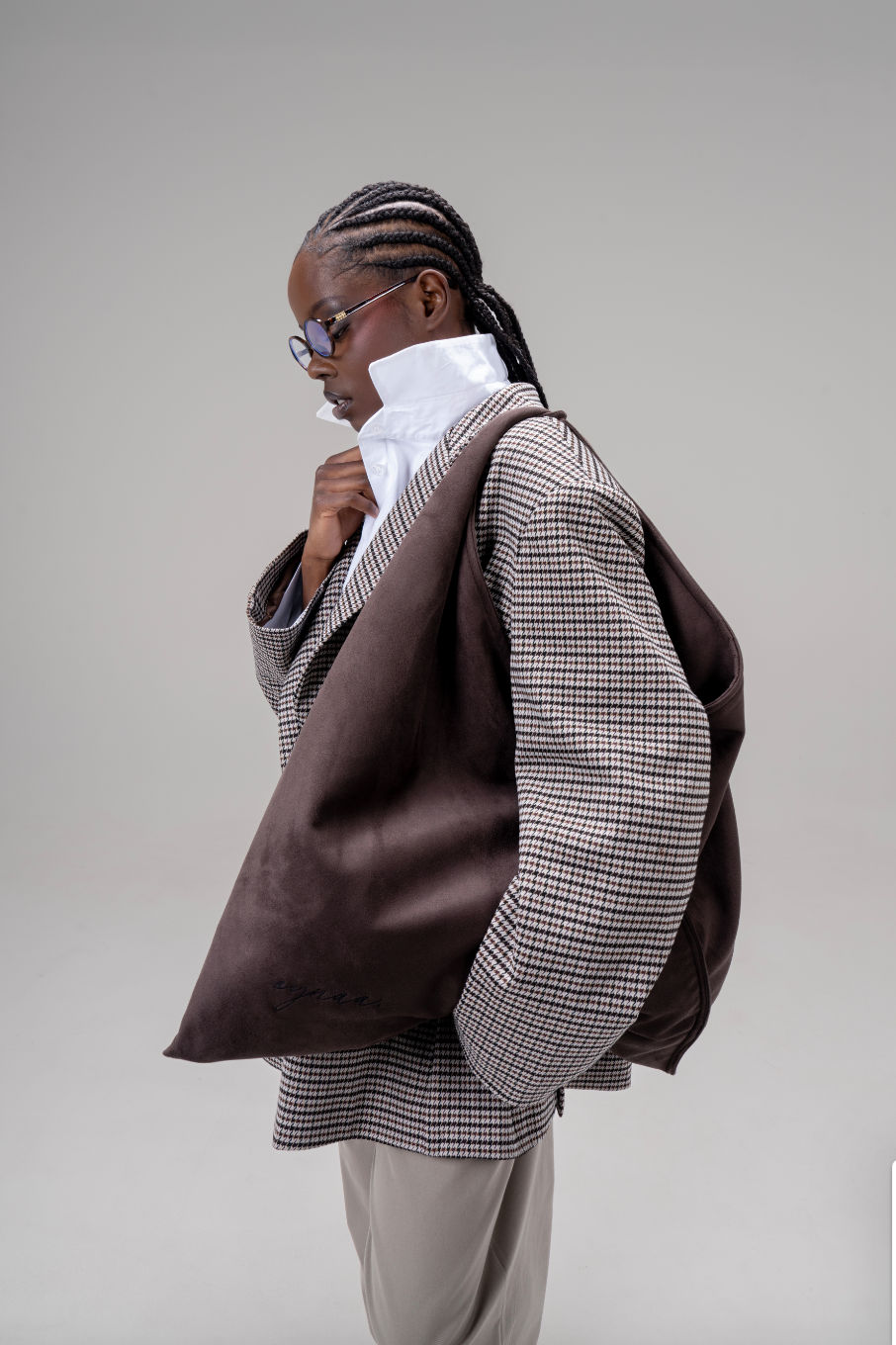 BLAZER LOOSE [PIED-DE-POULE]