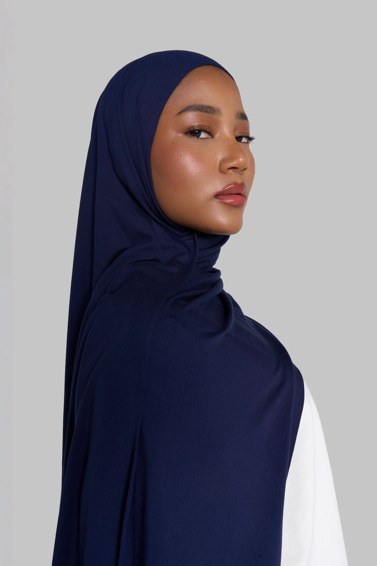 HIJAB JERSEY BAMBOU [NAVY]