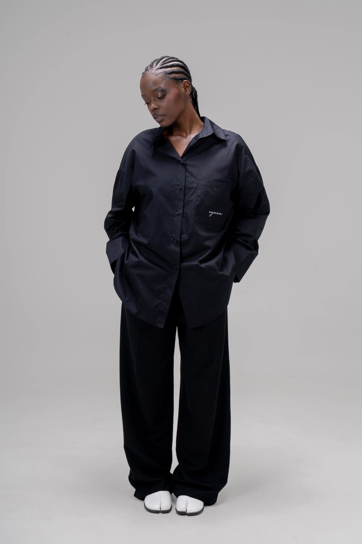 CHEMISE OVER [NOIR]