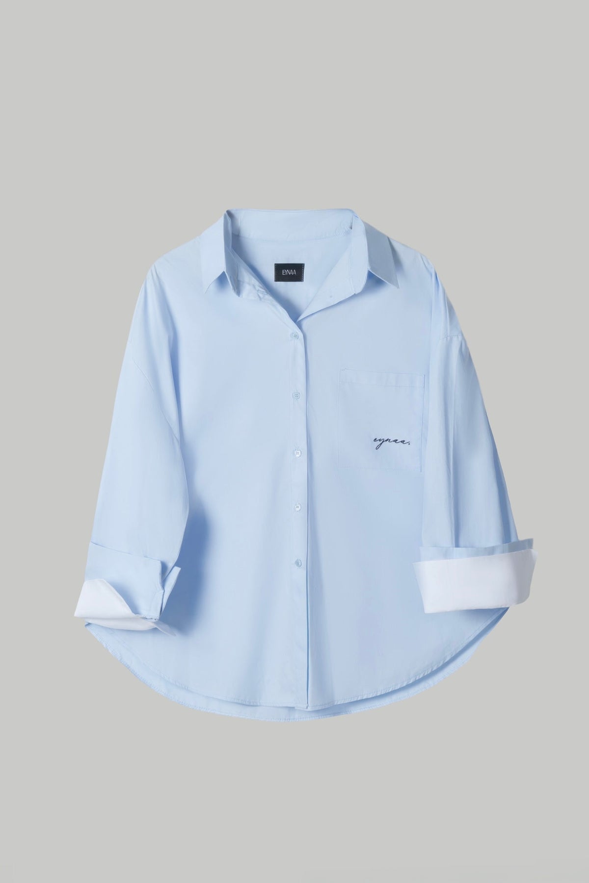 CHEMISE OVER À REVERS [BABY BLUE]